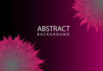 abstract background with flowers