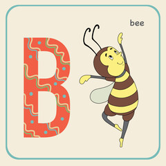 animal alphabet letter b