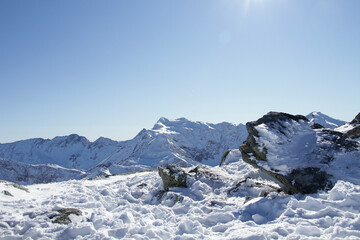 winter mountain landscape, bad gastein