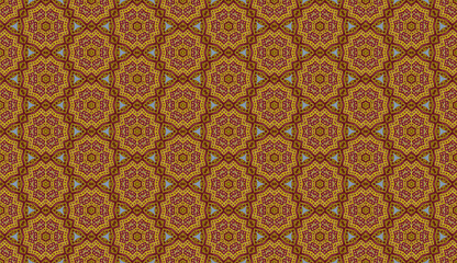 Abstract seamless pattern, Seamless ethnic oriental pattern traditional, design for interior,wallpaper,fabric,curtain,carpet,clothing,Batik,background , Seamless  illustration, Embroidery style.