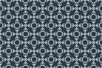 Abstract seamless pattern, Seamless ethnic oriental pattern traditional, design for interior,wallpaper,fabric,curtain,carpet,clothing,Batik,background , Seamless  illustration, Embroidery style.