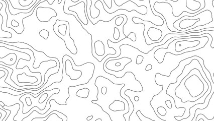 Topographic map background. Geographic line map with elevation assignments. Contour background geographic grid. Vector illustration.