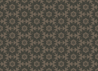 Abstract seamless pattern, Seamless ethnic oriental pattern traditional, design for interior,wallpaper,fabric,curtain,carpet,clothing,Batik,background , Seamless  illustration, Embroidery style.