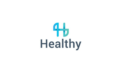 Letter H creative technological modern 3d logo