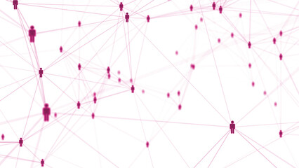 rete, collegamenti tra persone, network