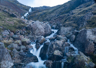waterfall in yosemite