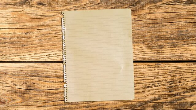 Yellow line paper animation transparent alpha background with shadow