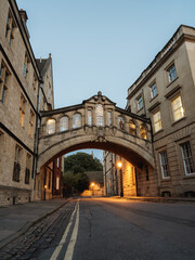 Fototapeta na wymiar Bridge of sighs in Oxford