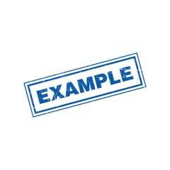 Example Stamp Vector Template Illustration Design.