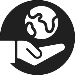 Earth, Planet line icon