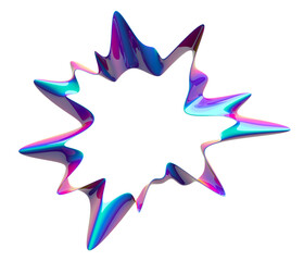 Abstract shape, 3d render