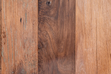 Naklejka premium Old wooden background with cracks. Structure of an old wood close up. Brown colored texture natural wood