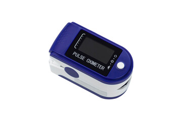pulse oximeter close-up, isolate 