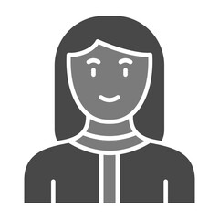 Massage Therapist Greyscale Glyph Icon