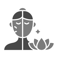 Wrinkles Greyscale Glyph Icon