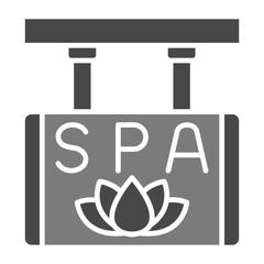 Signboard Greyscale Glyph Icon