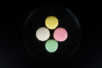 macarons on table