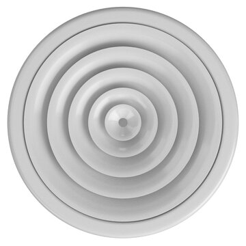 3d Rendering Illustration Of A Round Air Vent