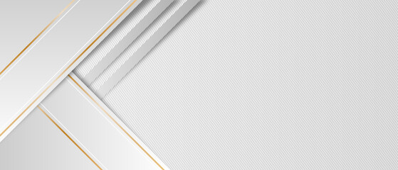 Modern abstract white overlap style background