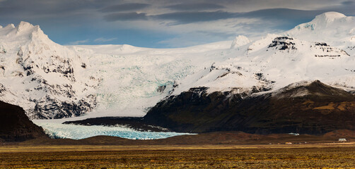 Icelandic Views of the southern Glaciers at Vatnajokull