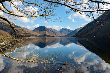 Views of Wastwater in the Lake District National Park
