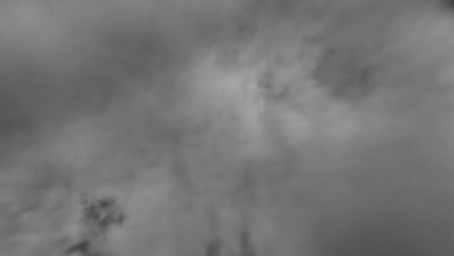 Fog Smoke Cloud  Animation design on black background. Overlay on background. 3D Illustration design.