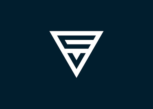 initials letter vc logo design vector illustration template