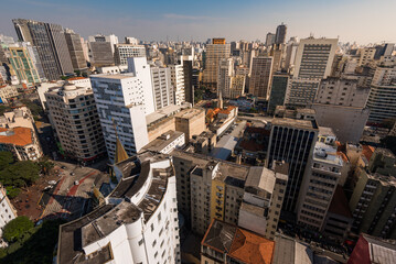 Aerial View of Sao Paulo City Center