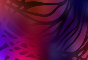 Dark Blue, Red vector glossy abstract backdrop.