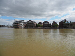 Naklejka premium Stadt Leer in Ostfriesland – Kreisstadt in Niedersachsen