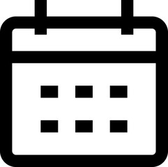 Fototapeta premium Schedule, date, day, plan symbol. Interface, ui
