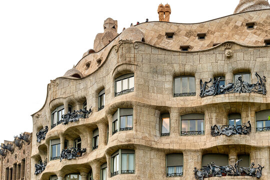 Casa Mila or La Pedrera in Barcelona, Spain