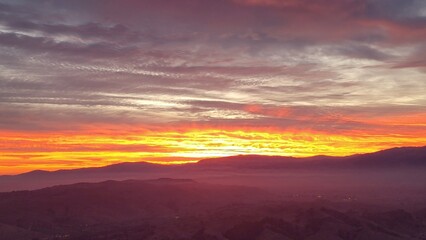 sunset over the mountains © Ryan