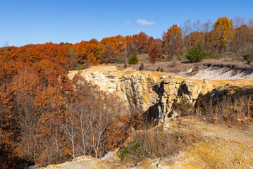 Fall landscape at Buffalo Rock.