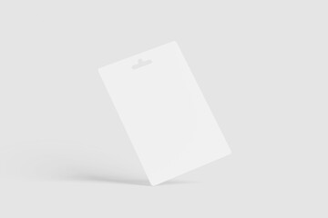 Blank Hanging Gift Card Mockup