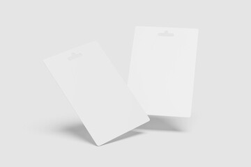 Blank Hanging Gift Card Mockup