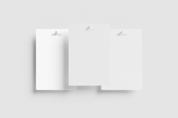 Blank Hanging Gift Card Mockup
