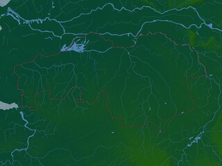 Noord-Brabant, Netherlands. Physical. No legend