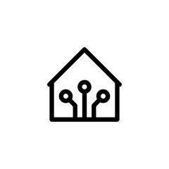 smart home icon vector sign symbol