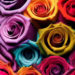 Fototapeta na wymiar Flowers and roses