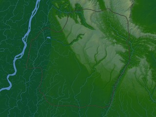 Imo, Nigeria. Physical. No legend