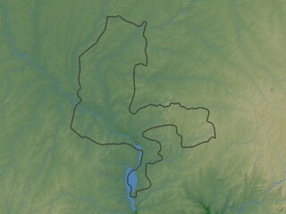 Kebbi, Nigeria. Physical. No legend