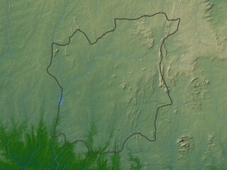 Osun, Nigeria. Physical. No legend