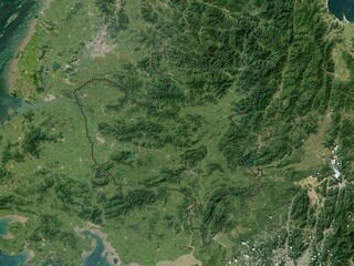 Hwanghae-bukto, North Korea. Low-res satellite. No legend