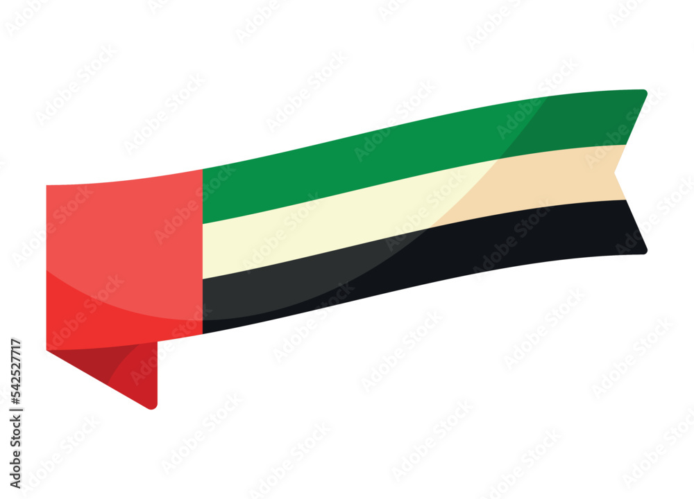 Sticker uae flag emblem