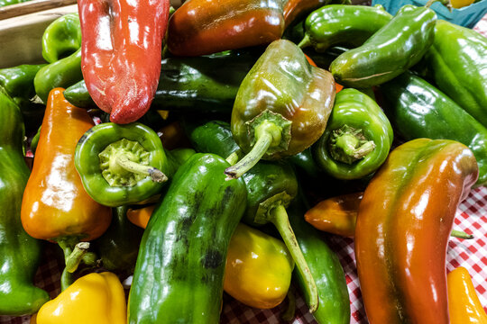 Peppers at the farm market