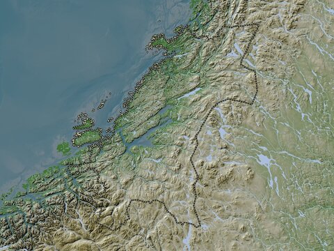 Trndelag, Norway. No legend