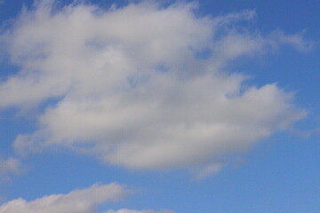 blue sky with clouds