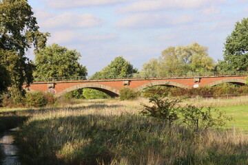 old bridge over the land