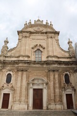 Fototapeta na wymiar Cathedral of Maria Santissima della Madia in Monopoli, Italy